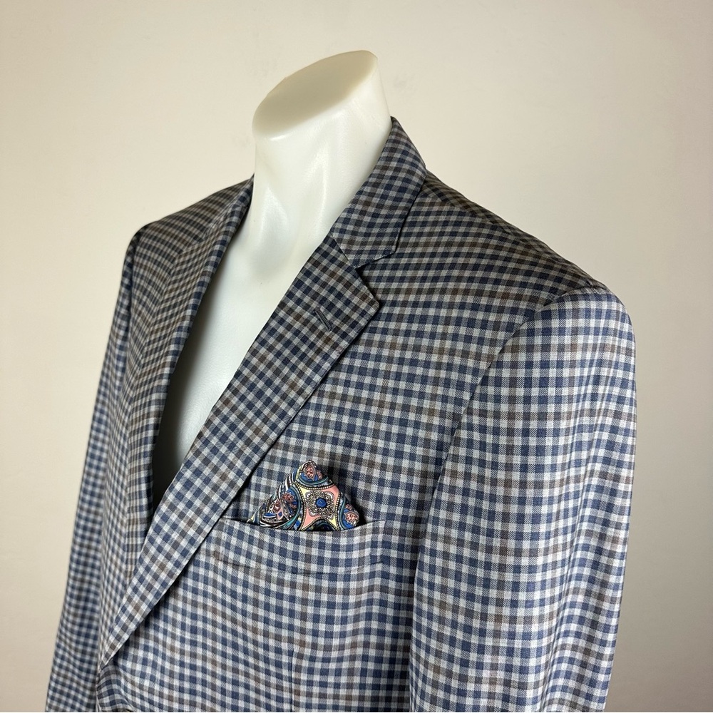 Pal Zileri Handcrafted Checkered Sport Jacket